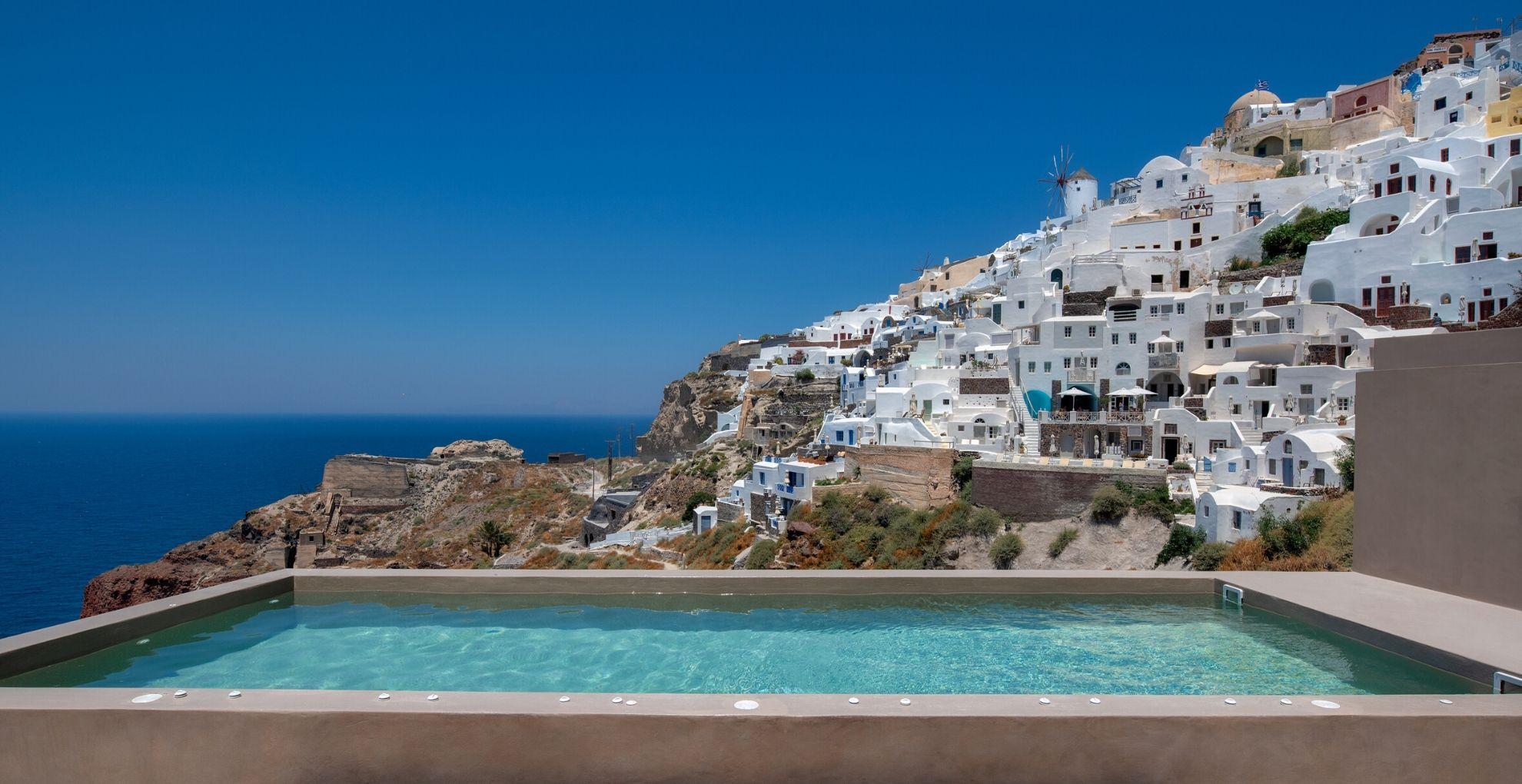 Old Castle Oia Villa Eksteriør bilde