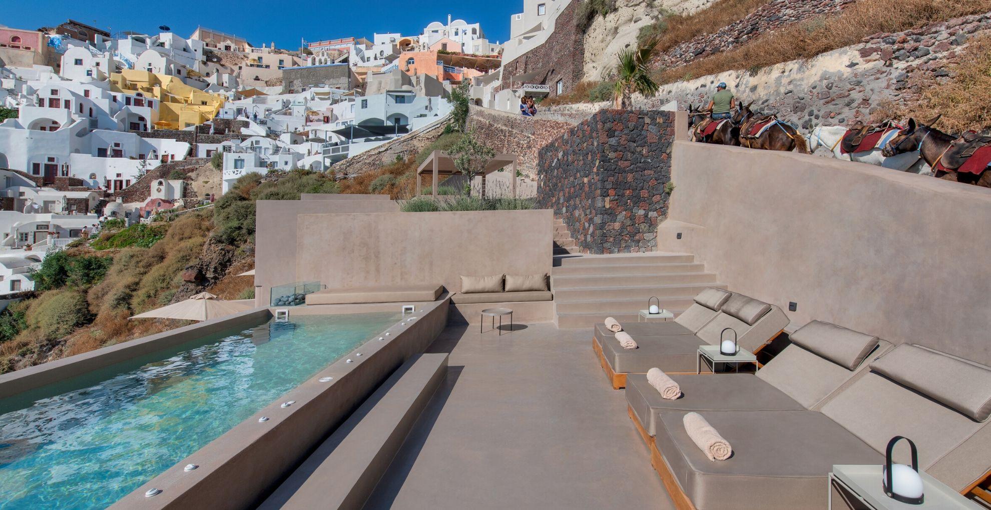Old Castle Oia Villa Eksteriør bilde